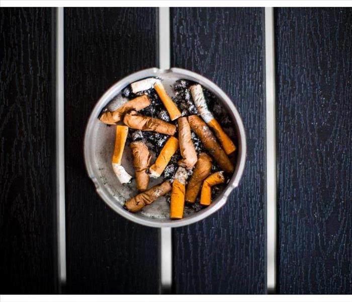 cigarette on ashtray